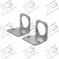 CODE 3 Mounting Bracket: Mounting Bracket, Silver, Stainless Steel, 1 3/8 in Lg, 1 3/8 in Ht (MPN MICROPAK-LBKT). Key specifications — Color: Silver; Brand: CODE 3; Compatible with Manufacturer Model Number: MicroPak; Material: Stainless Steel; Product Type: Mounting Bracket.