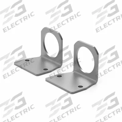 CODE 3 Mounting Bracket: Mounting Bracket, Silver, Stainless Steel, 1 3/8 in Lg - Vehicle Light Mounts & Brackets