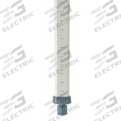 METRO Shelving Post: 74 3/16 in x 1 3/4 in, Taupe, Polymer, Epoxy Coated (MPN MX74P-4). Key specifications — Material: Polymer; Finish: Epoxy Coated; Color: Taupe; Brand: METRO.