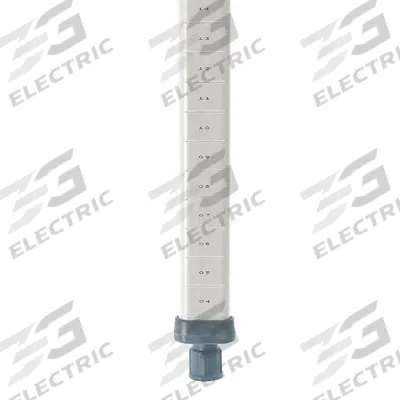 METRO Shelving Post: 74 3/16 in x 1 3/4 in, Taupe, Polymer - Posts for Harsh Environment Antimicrobial Plastic Shelving