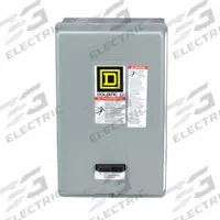 SQUARE D NEMA Magnetic Motor Starter: Non-Reversing, 3 Poles, NEMA Size 2, 45 A, 208V AC Coil (MPN 8536SDG1V08H30). Key specifications — attr211388: SQUARE D; attr951453: 208V AC; attr951489: Three; attr951482: None; attr951498: Screw Clamp Terminals; attr951468: No; attr984070: None; attr984425: No Auxiliary Contacts Included.