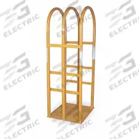 KEN-TOOL Tire Inflation Cage: Tire Inflation Cage, 3-Bar Cage, 158 lb Wt, 65 in Overall Ht (MPN 36004). Key specifications — Compatible Tire Type: Heavy Duty Truck Tires; Brand: KEN-TOOL.