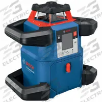 BOSCH Rotary Laser: 4,000 ft Range w/Receiver, Red Beam, Horizontal, ±1/16 in @ 100 ft, 1 Dots, AA/D (MPN GRL4000-80CH). Key specifications — attr935954: Red; attr935948: ±1/16 in @ 100 ft; attr935970: Charger; attr935961: Horizontal; attr935962: Electronic Self-Leveling; attr935949: AA; attr935951: Electronic Self-Leveling; attr935952: Batteries Included.