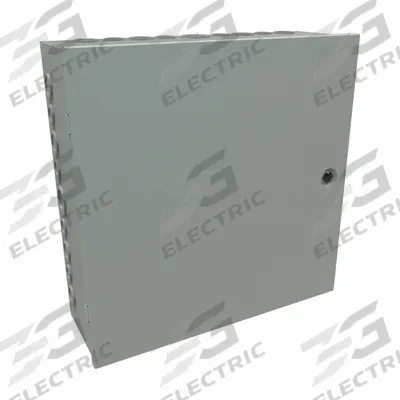 HAMMOND Junction Box: Steel, 18 in x 18 in x 6 in, NEMA 1, Solid Cover, Hinged - Steel Indoor Enclosures with Hinged Covers