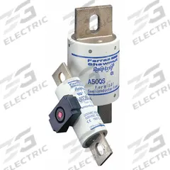 Semiconductor Fuse: A50P Series, Fast-Acting, 600 A, 500 V AC, 500 V DC DC Volt Rating (MPN A50QS600-4). Key specifications — Series: A50P; Brand: MERSEN; Voltage Type: AC/DC.