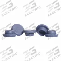 Stopper: Chlorobutyl, 20 Stopper Size, 7.6 mm Bottom Dia, 20 mm Top Dia, 8.5 mm Overall Ht, Gray (MPN 73827-21). Key specifications — Standards: None; Brand: KIMBLE; Color: Gray; Stopper Size: 20; Material: Chlorobutyl.