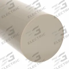 HDPE Rod: 5/8 in Dia, 4 ft Lg, Off-White, Opaque, 4,500 psi Tensile Strength, 2.75 ft-lb/in (MPN 22JL48). Key specifications — Impact Strength: 2.75 ft-lb/in; Clarity: Opaque.