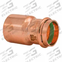 QUICKFITTING SUREPRESS Press Copper Reducer: 2 in CTS x 1 1/2 in CTS size, FTG x Press-fit, Copper (MPN SPWRC65-STR). Key specifications — Brand: QUICKFITTING SUREPRESS; Broad - Material for Bullet: Copper Or Bronze; Brand - Broad: QUICKFITTING SUREPRESS.
