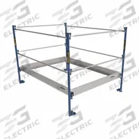 METALTECH Scaffold Tower Guardrail System: Guardrail, Steel, Guardrail & Toe Board Kits (MPN M-MGC507K). Key specifications — Compatible with Grainger Part Number: 38HT73; Color: Blue; Compatible with Manufacturer Model Number: M-MGT60; Included Components: (8) Guardrails; Material: Steel; Product Type: Guardrail; Series: Saferstack; Brand: METALTECH.
