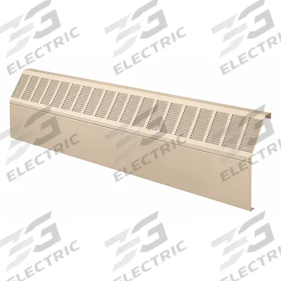 BEACON MORRIS Hydronic Baseboard Heater Cabinet: Baseboard Heater Cabinets, 3 ft Lg, Beige - Cabinets for Hydronic Baseboard Heaters