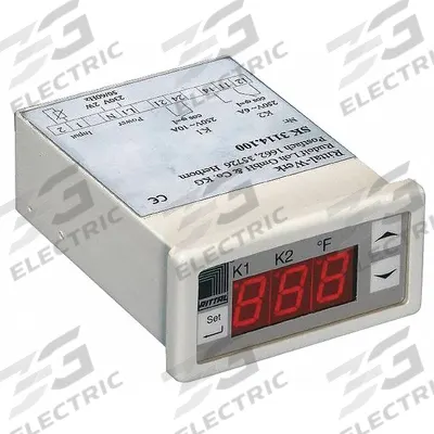 RITTAL Panel Mount Thermometer: Red Lion, 9/128 DIN Size, NTC Sensor - Temperature Controllers