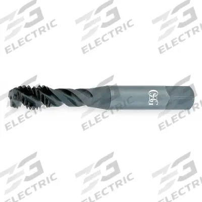 OSG Spiral Flute Tap: 7/8"-9 UNC, H4 / 2B-3B, 4 Flute - Spiral-Flute Taps for Steel & Stainless Steel