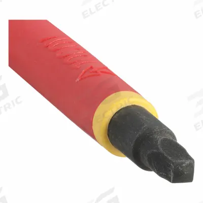 MILWAUKEE Insulated Square Screwdriver: Long Lg, Friction, #2 Tip Size - Insulated Square Screwdrivers