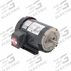 U.S. MOTORS General Purpose Motor: Rigid Base Mount, Totally Enclosed Fan Cooled, 1 hp, 575V AC (MPN U1P2GFC). Key specifications — Brand: U.S. MOTORS; Nameplate Voltage @ 60 Hz: 575V AC; Full Load Current @ 60 Hz: 1.3 A; Nameplate RPM @ 60 Hz: 1,800 RPM; Motor Enclosure: TEFC.