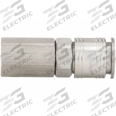 SPEEDAIRE Quick Connect Hose Coupling Set: 1/4 in Coupling Size - Universal Interchange Steel Quick-Connect Air Coupling Bodies