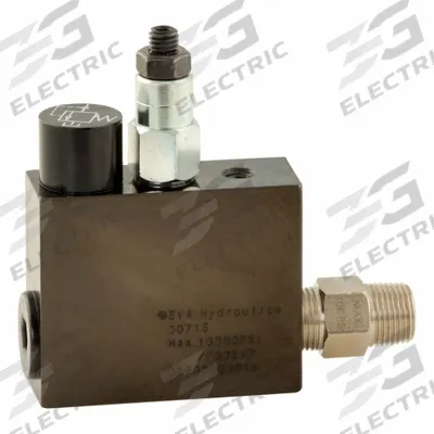 BVA HYDRAULICS Hydraulic Sequence Valve: 6 gpm Max Flow Rate, 3/8 in NPT, 3/8 in NPT, Steel - Sequencing Valves