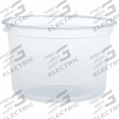 DART Disposable Carry-Out Food Container: Plastic, 1 Compartments, 16 oz Capacity - Round Plastic Containers