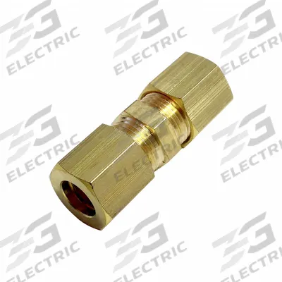 LEGRIS Compression Fitting Adapter: 22 mm OD x 22 mm OD Fitting Size - Standard Sleeve Brass Compression Fittings