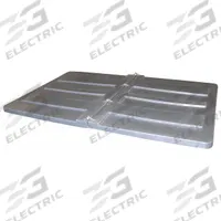 APPROVED VENDOR Hinged Truck Lid: 81 in L 56 in W 3 in H, Fits 81 cu ft, 3 cu yd, Gray, MDPE (MPN 3.0 LID). Key specifications — Lid/Cover Material: MDPE; For Use with Series: SD; Brand: APPROVED VENDOR; Color: Gray.