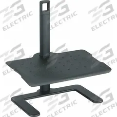 SAFCO Foot Rest: Nylon/Steel, Black, 20 in Overall Lg, 14 1/4 in Overall Wd, 21 1/2 in Overall Ht (MPN 2129BL). Key specifications — Manufacturer Part Number: 2129BL; Features: Handle; Material: Steel; Product Type: Foot Rest; Brand: SAFCO.