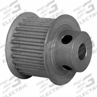 DAYTON Timing Pulley: Modified Curvilinear, Fixed, For GT Timing Belt Section, For 15 mm Belt Wd (MPN 26-3P15-6FA3). Key specifications — Brand: DAYTON; Finish: Clear Anodized; For Belt Series: Powerhouse®.