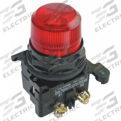 EATON Pilot Light: 30 mm Panel Mounting Size, Red, LED - LED Pilot-Lights