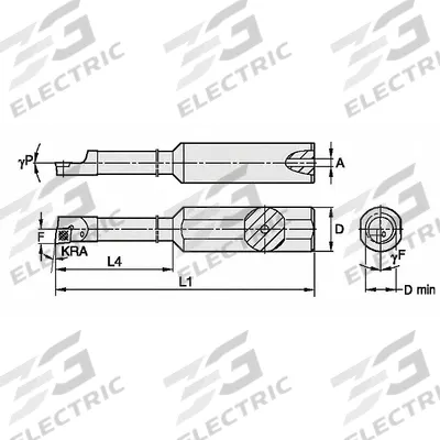 WIDIA Indexable Boring Bar: CCBI20350015R (MPN 2832141) - Indexable Boring Bars