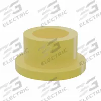 BUNTING BEARINGS Flanged Sleeve Bearing: PTFE, 1/2 in Bore, 3/4 in OD, 1/2 in Overall Lg, Yellow (MPN BJ5F081204). Key specifications — Brand: BUNTING BEARINGS; Color: Yellow.