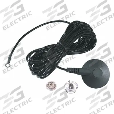 NOTRAX Grounding Cord: Grounding Cord, 10 ft Cord Lg, Black - Grounding Cords for Static Control Mats