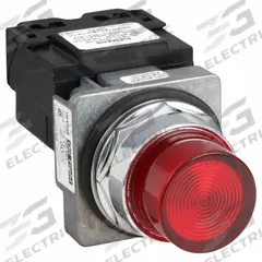 SIEMENS Pilot Light: 30 mm Panel Mounting Size, Red, LED, 240 V AC Max Volt Rating (Supply) (MPN 52PL4H2XB). Key specifications — Series: Class 52; Brand: SIEMENS; Includes Push-To-Test: No Push-To-Test Included.