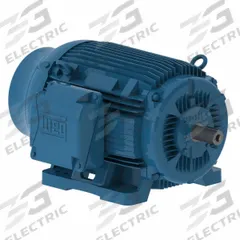 WEG General Purpose Motor: Rigid Base Mount, Totally Enclosed Air-Over, 60 hp, 1,770 RPM (MPN 06018ET3E364T-W22G). Key specifications — Brand: WEG; Nameplate Voltage @ 60 Hz: 380V AC; Full Load Current @ 60 Hz: 68.3 A; Nameplate RPM @ 60 Hz: 1,770 RPM; Motor Enclosure: TEAO.
