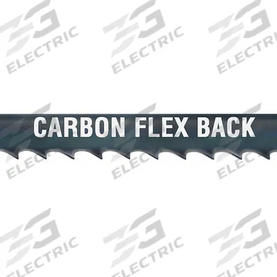 MORSE Band Saw Blade: Carbon Steel, 13 ft 7 in, Flex Back - Wood-Cutting Blades for Curved Cuts