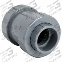 HAYWARD Check Valve: Ball, Inline Valve Body, PVC, 4 in Pipe Size, Socket x Socket, For Water Media (MPN TC1400S). Key specifications — Ball Material: PVC; Brand: HAYWARD.