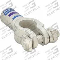 FUSION Battery Terminal: Straight, Solder, 3/0 ga, Purple Color, Negative, Copper/Tin (MPN 406330N). Key specifications — Contact Material: Copper; Alignment: Straight; Color Code: Purple; Connection Type: Solder; Gauge: 3/0 ga; Polarity: Negative; Brand: FUSION.