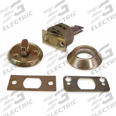 KABA ILCO Deadbolt Lock: Cylindrical, Core Not Included, 1 3/8 in Door Thick - Max - Standard Cylindrical Deadbolts
