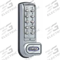 CODELOCKS Electronic Keyless Lock: Powder Coated, Cam Latch, 1 5/8 in Body Ht, 5 3/8 in Body Wd (MPN KL1200SG). Key specifications — Finish: Powder Coated; Latch Type: Cam Latch; Brand: CODELOCKS; Manufacturer Part Number: KL1200SG.