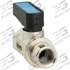 APPROVED VENDOR Manual Two-Way Ball Valve: 1/8 in, Nickel-Plated Brass, Straight, FNPT x FNPT, Wedge (MPN G-MVFP-18F). Key specifications — Brand: APPROVED VENDOR; Handle: Wedge.