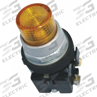 EATON Pilot Light: 30 mm Panel Mounting Size, Yellow, LED - LED Pilot-Lights