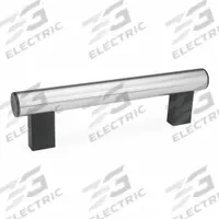 JW WINCO Pull Handle: Threaded Holes, Rear-Mount, 23.62 in Mounting Hole Center to Center, Black (MPN 666-30-M6-600-NG). Key specifications — Screw Size: M6; Brand: JW WINCO; Color: Black; _Leg Style: Black Polyamide.