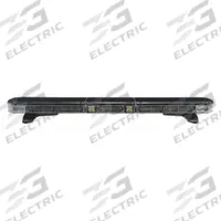 CODE 3 Mini Light Bar: Emergency Vehicle Mini Light Bar, Red/White, 18 W Watt, Clear, LED, Permanent (MPN 2747ACC-GRRW). Key specifications — Brand: CODE 3; Lens Color: Clear; Number of Flash Patterns: 31; Installation Type: Permanent; Operating Voltage: 12V DC.