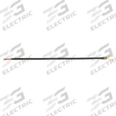 IDEAL Pigtail Connector: Copper, Black, Grounding Devices, 8 in Overall Lg (MPN 30-3471). Key specifications — For Product Type: Grounding Devices; Brand: IDEAL; Accessory Type: Non-Grounding Pigtail; Color: Black; Material: Copper.