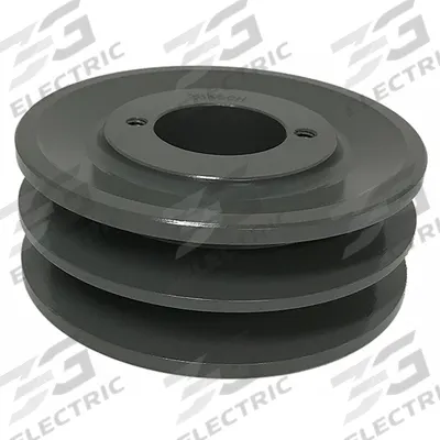 APPROVED VENDOR V-Belt Sheave: 2BK52H, 2 Groove, 4.95 in OD, Bushed Bore - Bushed-Bore Cast-Iron V-Belt Pulleys