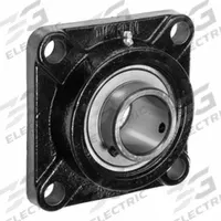 TIMKEN Flange Mount Bearing: Radial Ball, 2 in Bore, Cast Iron, Set Screws, 5 5/8 in Lg, 5 5/8 in Ht (MPN UCF210-32). Key specifications — Bore Type: Cylindrical; Brand: TIMKEN; Lubricant Material: NLGI 2 Lithium Complex Grease; Mounting Bolt Size: 1/2 in; Split Housing: Not Split; System of Measurement: Inch.