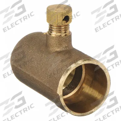 NIBCO Sweat Fitting Coupling: 3/4 in CTS x 3/4 in CTS, Cup x FTG, No Center Stop - Low-Lead Cast Copper & Bronze Tube Fittings