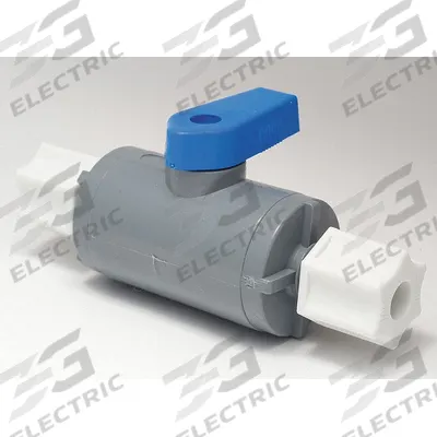 APPROVED VENDOR Manual Two-Way Ball Valve: 1/4 in, PVC, Straight, Sweat x Sweat - PVC Ball Valves