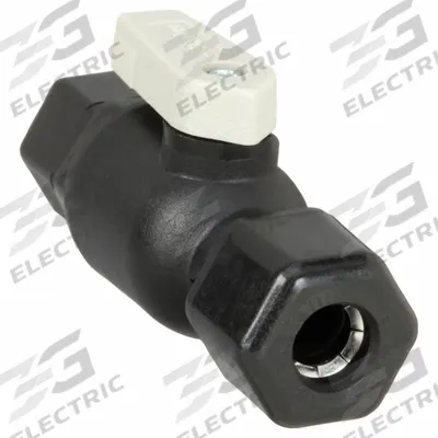 Parker Manual Two-Way Ball Valve: 1/4 in, Polypropylene, Straight, Sweat x Sweat - NSF 51 Compliant Polypropylene Ball Valves