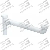 APPROVED VENDOR End Outlet: Plastic, White, 1 1/2 in Nominal Pipe Size, 16 in Overall Lg, Slip (MPN 35386). Key specifications — Includes: Baffle; Brand: APPROVED VENDOR; Material: Plastic; Connection Type: Slip.