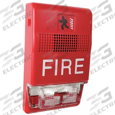 EDWARDS SIGNALING Chime Strobe: 16 to 33V DC, 4 1/2 in Overall Ht, 2 3/4 in Overall Wd - Fire Alarm Chimes with Strobe Light