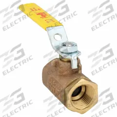 APOLLO Manual Two-Way Ball Valve: 1/2 in, Bronze, Straight, FNPT x FNPT, 600 psi Max. Pressure (CWP) (MPN 7014364). Key specifications — Brand: APOLLO; Handle: Lever.