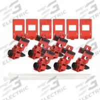 BRADY Single Pole Breaker Lockout: Clamp-On, For 120/277V AC Volt, Includes Cable Tie Slot, 6 PK (MPN 148698). Key specifications — For Voltage: 120/277V AC; For Use With: Circuit Breaker with Standard Nylon Cable Ties; Brand: BRADY; Includes Cable Tie Slot_Final: Yes.